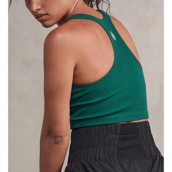 FP MOVEMENT Free Throw Crop Tank / Emerald - Picture 4 of 5